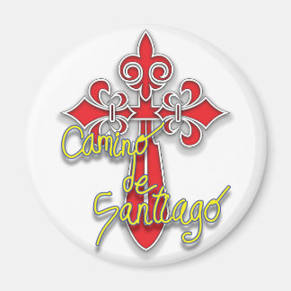 Camino de Santiago Cross Magnet