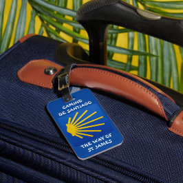 Camino de Santiago Der Weg von st James 0001 Gepäckanhänger