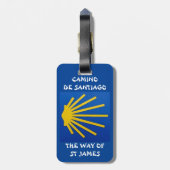 Camino de Santiago Der Weg von st James 0001 Gepäckanhänger (Rückseite vertikal)