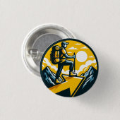 Camino de Santiago Der Weg von st James 0067 Button (Vorne & Hinten)