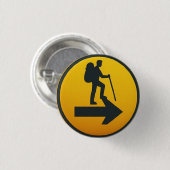 Camino de Santiago Der Weg von st James 0121 Button (Vorne & Hinten)