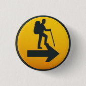 Camino de Santiago Der Weg von st James 0121 Button (Vorderseite)
