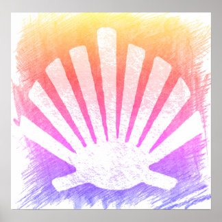 Camino de Santiago Der Weg von st James 0241 Poster