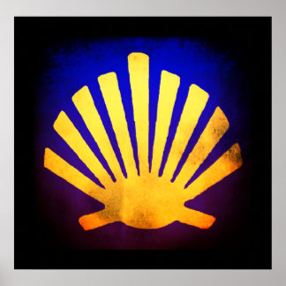 Camino de Santiago Der Weg von st James 0248 Poster