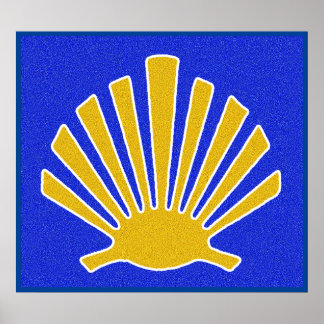 Camino de Santiago Der Weg von st James 0256 Poster