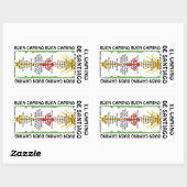 Camino de Santiago Der Weg von st James 0314 Rechteckiger Aufkleber (Blatt)