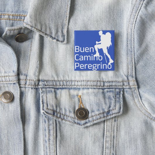 Camino de Santiago Der Weg von st James 0328 Button (Beispiel)