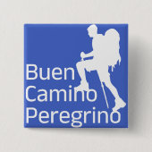 Camino de Santiago Der Weg von st James 0328 Button (Vorderseite)