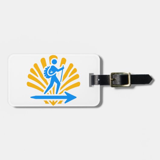 Camino de Santiago Gepäckanhänger (Vorderseite horizontal)