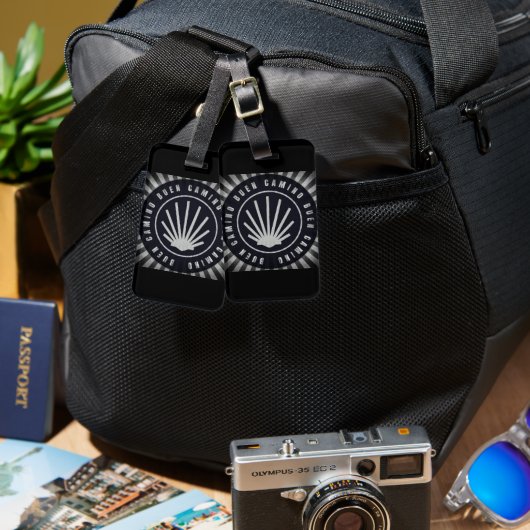 Camino de Santiago Gepäckanhänger (Vorderseite & Rückseite)