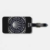 Camino de Santiago Gepäckanhänger (Rückseite horizontal)