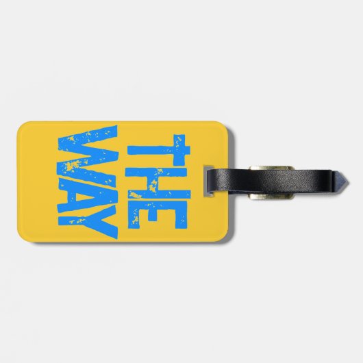 Camino de Santiago Gepäckanhänger (Rückseite horizontal)