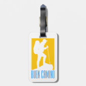 Camino de Santiago Gepäckanhänger (Rückseite vertikal)