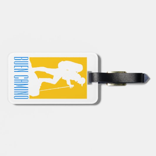 Camino de Santiago Gepäckanhänger (Rückseite horizontal)