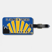Camino de Santiago Gepäckanhänger (Rückseite horizontal)