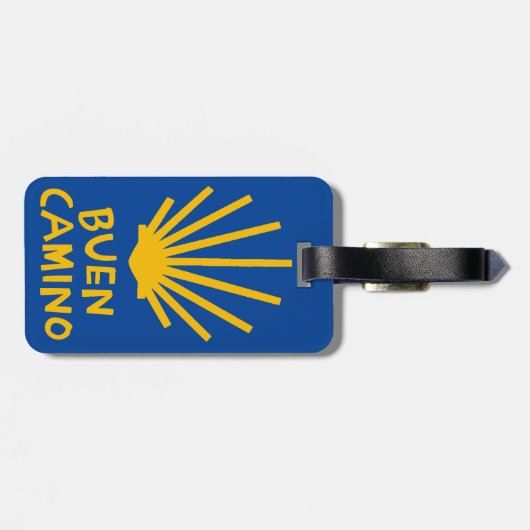 Camino de Santiago Gepäckanhänger (Rückseite horizontal)
