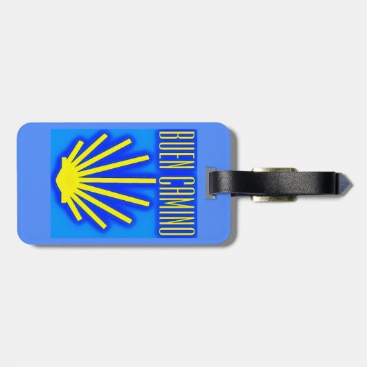 Camino de Santiago Gepäckanhänger (Rückseite horizontal)