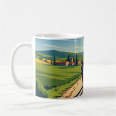 Camino de Santiago Hiker Sunset Kaffeetasse (Links)