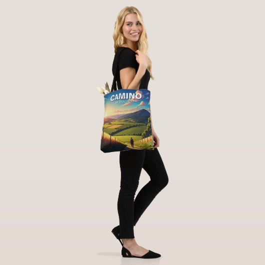 Camino de Santiago Hiker Wandern Sunset Tasche (Am Model)