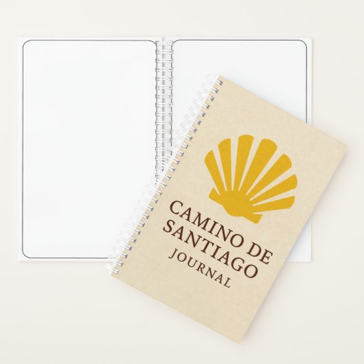 Camino de Santiago Journal Spiral Notebook Notizblock (Innen)