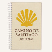 Camino de Santiago Journal Spiral Notebook Notizblock (Vorderseite)