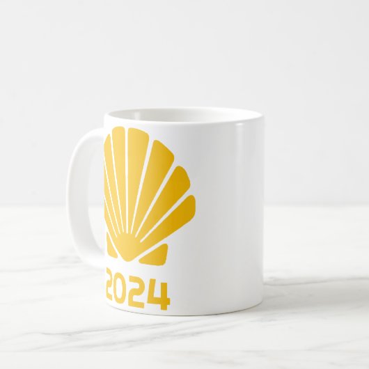 Camino de Santiago Kaffeetasse (Vorderseite Links)