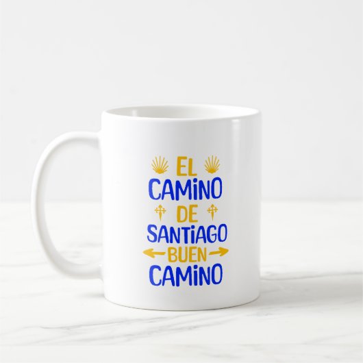 Camino de Santiago Kaffeetasse (Links)