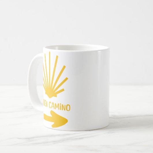 Camino de Santiago Kaffeetasse (Vorderseite Links)