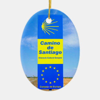 Camino de Santiago Keramik Ornament
