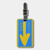 Camino de Santiago Luggage Tag Gepäckanhänger (Vorderseite vertikal)