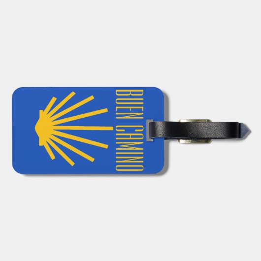 Camino de Santiago Luggage Tag Gepäckanhänger (Rückseite horizontal)
