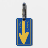 Camino de Santiago Luggage Tag Gepäckanhänger (Rückseite vertikal)