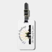 Camino de Santiago Luggage Tag Gepäckanhänger (Vorderseite vertikal)