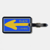 Camino de Santiago Luggage Tag Gepäckanhänger (Rückseite horizontal)