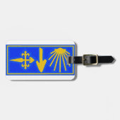 Camino de Santiago Luggage Tag Gepäckanhänger (Vorderseite horizontal)