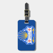 Camino de Santiago Luggage Tag Gepäckanhänger (Vorderseite vertikal)