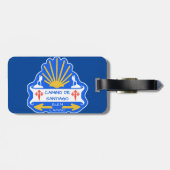 Camino de Santiago Luggage Tag Gepäckanhänger (Rückseite horizontal)