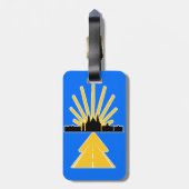 Camino de Santiago Luggage Tag Gepäckanhänger (Rückseite vertikal)