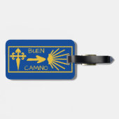 Camino de Santiago Luggage Tag Gepäckanhänger (Rückseite horizontal)