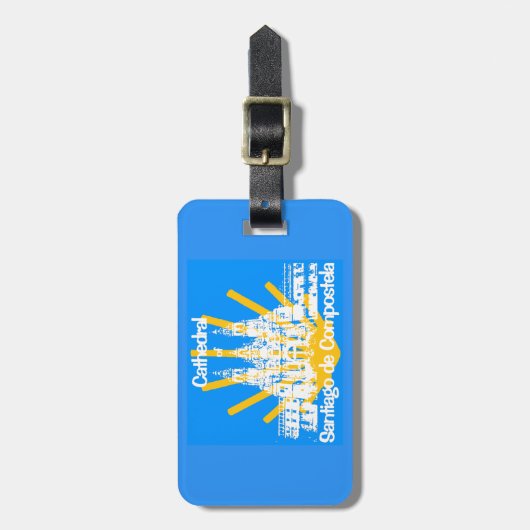 Camino de Santiago Luggage Tag Gepäckanhänger (Vorderseite vertikal)
