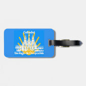 Camino de Santiago Luggage Tag Gepäckanhänger (Rückseite horizontal)