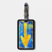Camino de Santiago Luggage Tag Gepäckanhänger (Rückseite vertikal)