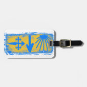 Camino de Santiago Luggage Tag Gepäckanhänger (Vorderseite horizontal)