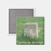 Camino de Santiago Magnet (Vorderseite/Rückseite)