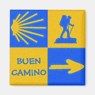 Camino de Santiago Magnet