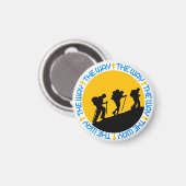 Camino de Santiago Magnet (Vorderseite/Rückseite)