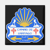 Camino de Santiago Magnet (Vorne)