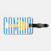 Camino de Santiago Magnet Gepäckanhänger (Rückseite horizontal)