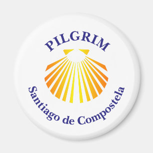 Camino de Santiago Pilger Magnet