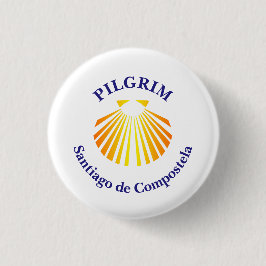 Camino de Santiago Pilgrim Button